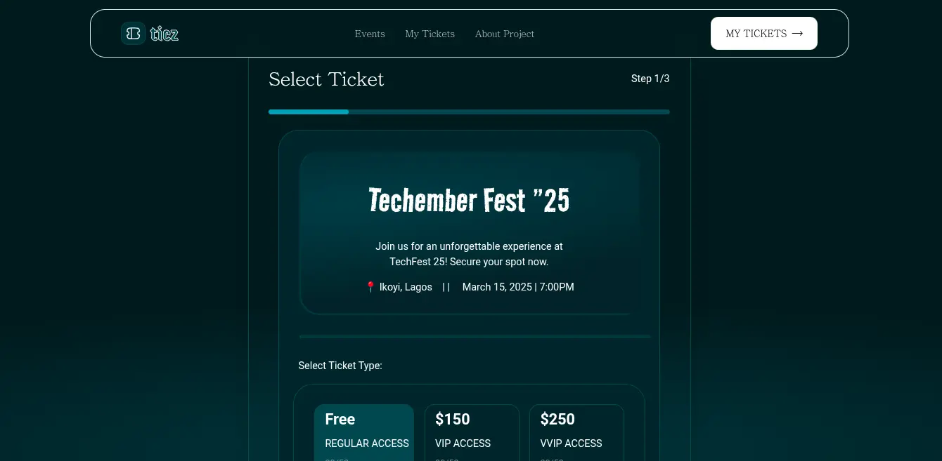 Conference Ticket Generator